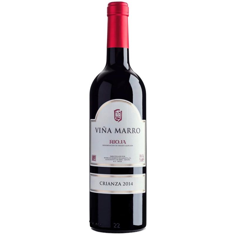 Vinho-Espanhol-Tempranillo-Graciano-Tinto-Viña-Marro-Rioja-Crianza