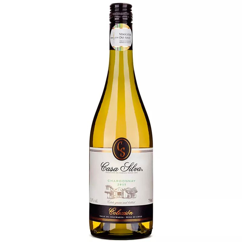 Vinho-Chileno-Branco-Casa-Silva-Chardonnay-Coleccion-VinhoSite