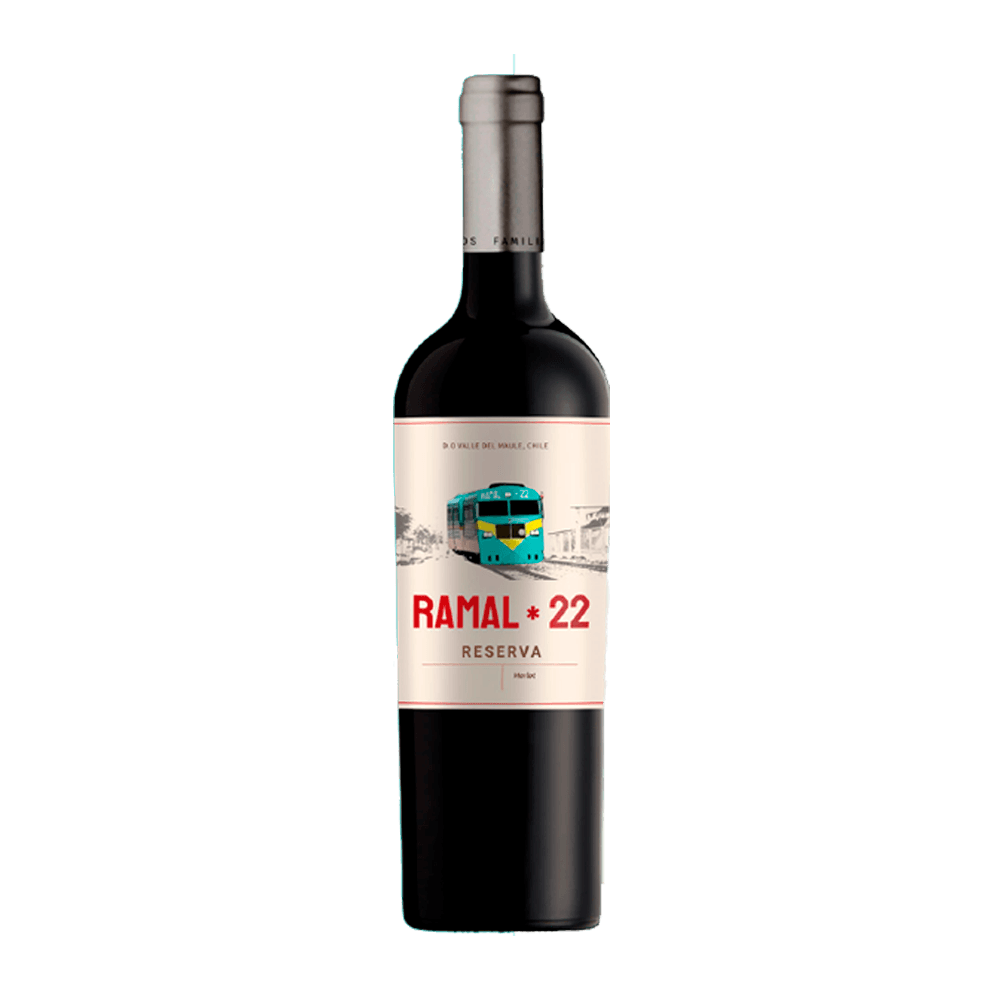Vinho Vfc Wines Tinto Seco Chile Ramal 22 Reserva Merlot 2022 750ml